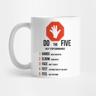 Five rules to stop Coronavirus Mug